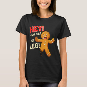 Roliga pepparkaksformade kakor Det var mitt ben Ko T Shirt