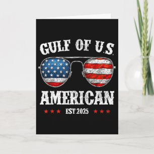 Roliga Persienn Gulf Of Usa Röda Vita Och Blå Solg Kort