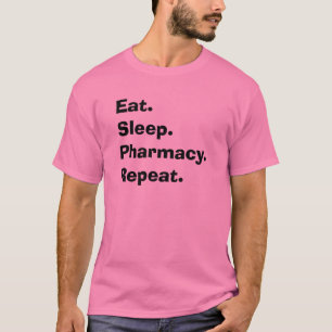 Roliga Pharmacistgåvor "äter, sovar, apotek… " Tröja