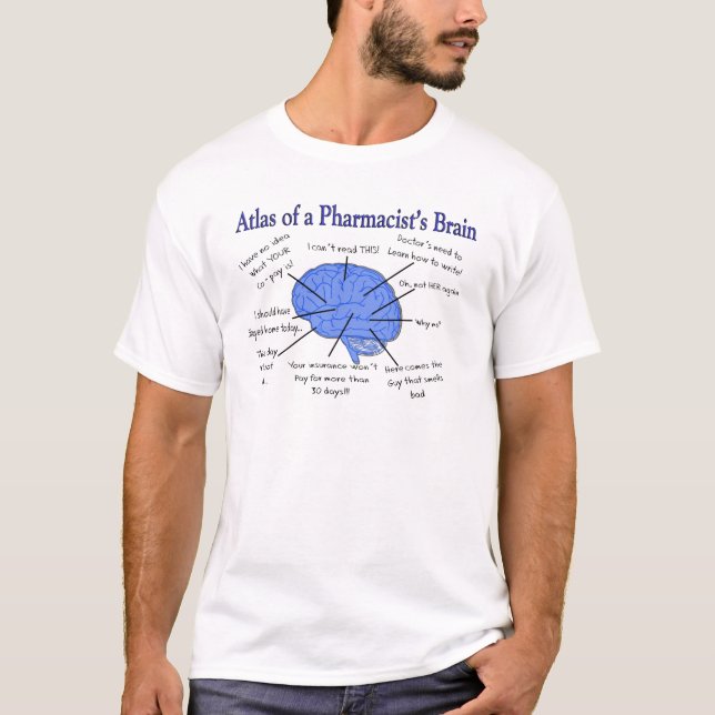 Roliga pharmacists hjärngåvor tröja (Framsida)