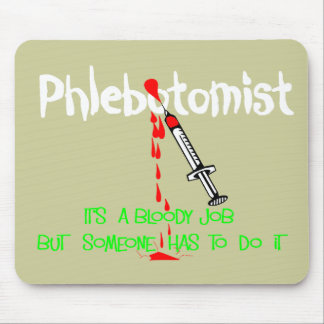 Roliga Phlebotomist T-tröja & gåvor Musmatta