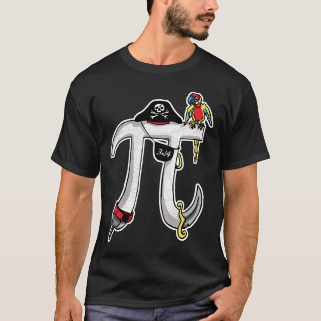 Roliga Pi klassar Pi-daghumor T-shirt (Framsida)