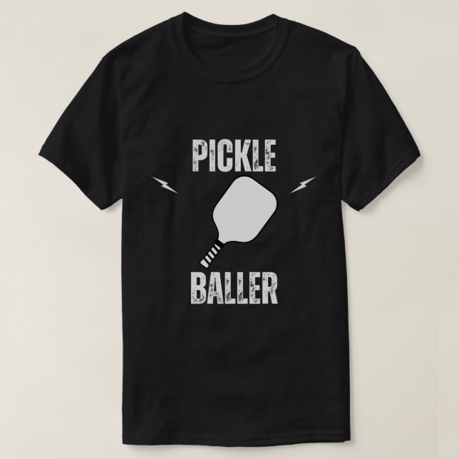 Roliga Pickleball Herr T-shirts | Pickleball (Design framsida)