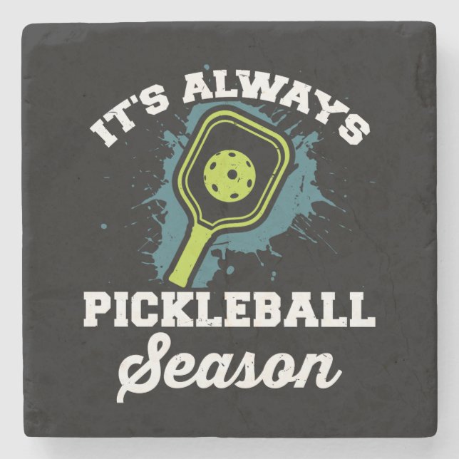 Roliga Pickleball-presenter Stenunderlägg (Framsidan)