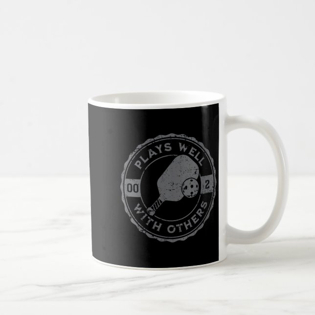 Roliga pickleballspel för kvinnor med andra kaffemugg (Höger)
