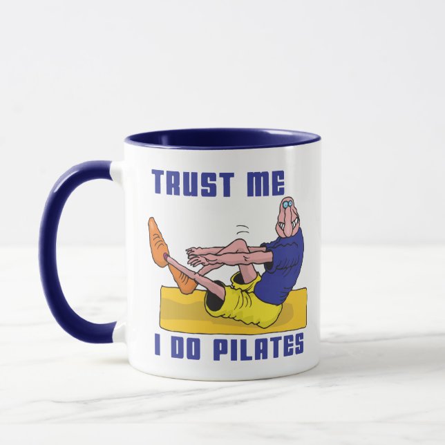 Roliga Pilates Mugg (Vänster)