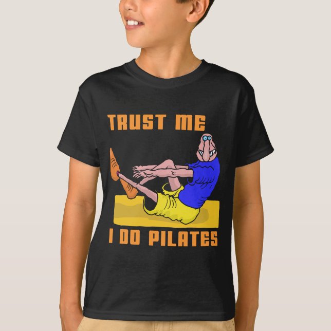 Roliga Pilates T-shirt (Framsida)