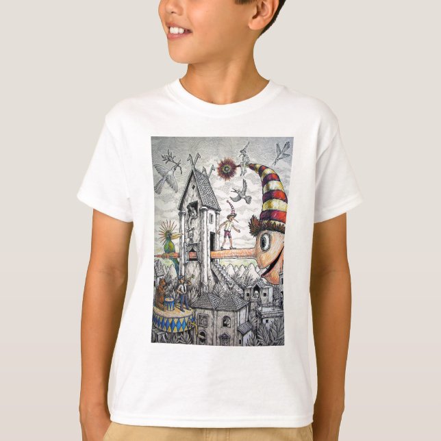 Roliga Pinocchio T-shirt (Framsida)