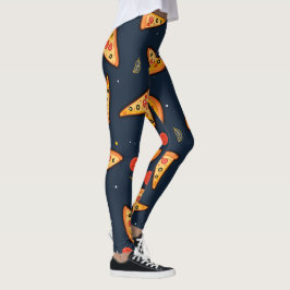 Roliga pizzaklyvningslegginsar leggings