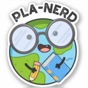 Roliga Planet Puns Planerade Klistermärken