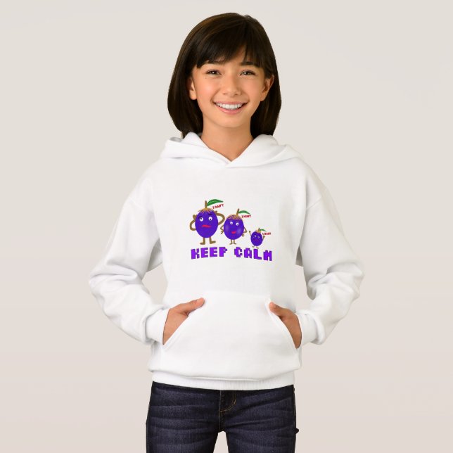 Roliga plommon t shirt (Hel framsida)