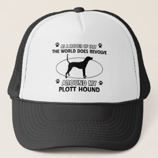 Roliga PLOTT-HUNDdesigner Truckerkeps