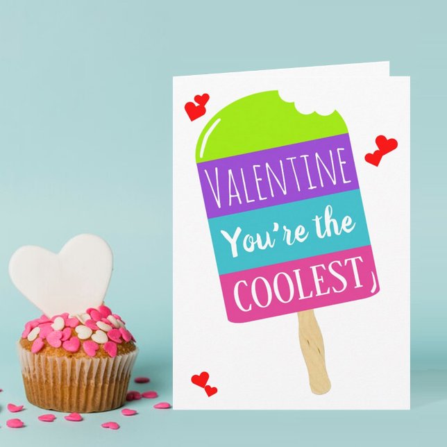 Roliga Popsiclestolligvalentin dag Kort (Skapare uppladdad)