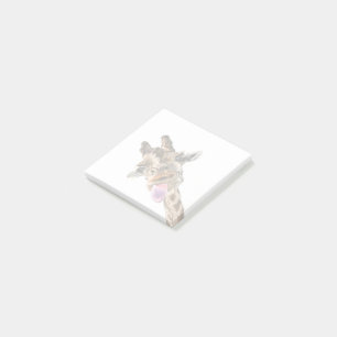 Roliga Post-it®-lappar med giraff Post-it Block