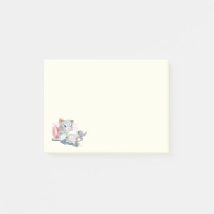 Roliga Post-it-lappar med kattunge Post-it Block