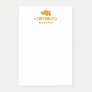 Roliga potatischipälskare post-it block