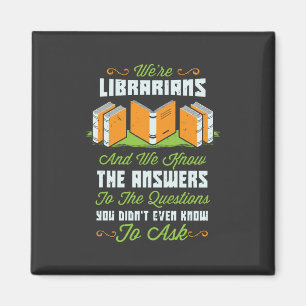 Roliga presenter till bibliotekarier magnet