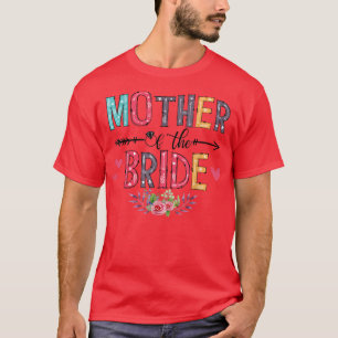 Roliga presenter till bruden från mamman på bröllo t shirt