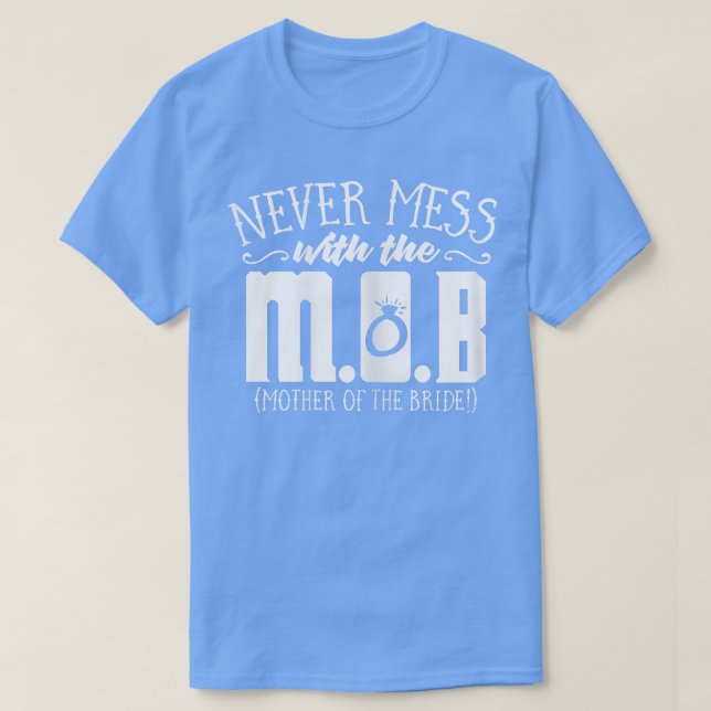 Roliga presenter till bruden mammanBrudens mamma T Shirt (Design framsida)