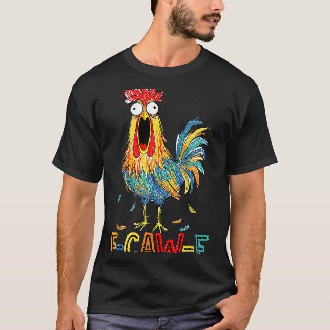 Roliga presentidéer för arbete F-Caw-F rolig T Shirt (Framsida)
