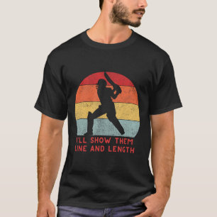 Roliga presentidéer för cricket England Indien Pak T Shirt
