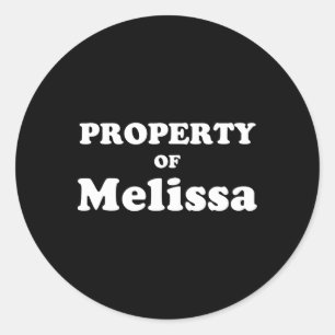 Roliga presentidéer till brudgum - Tillhör Melissa Runt Klistermärke