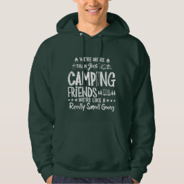 Roliga presentidéer till campingvänner i en liten  hoodie