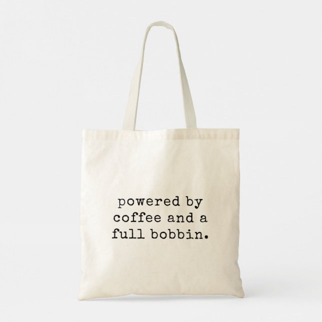 Roliga problem med quiltning för kaffegillar-quilt tygkasse (Baksida)
