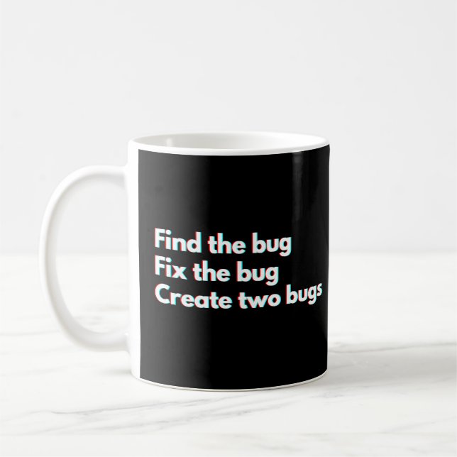 Roliga programmerare och utvecklare skojar om kodn kaffemugg (Vänster)