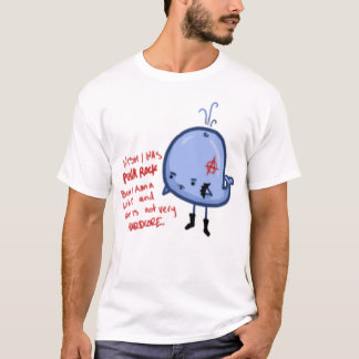 Roliga Punk vit man för stenWannabeval tshirt Tee