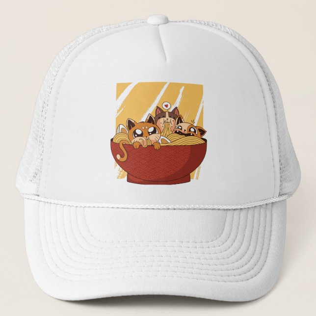 Roliga Ramen Katter Keps (Framsida)
