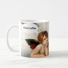Roliga renässansänglar kaffemugg