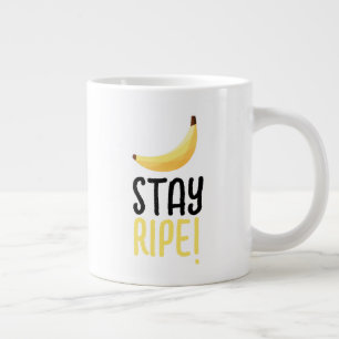Roliga Retro-Banan Födelsedagspresent Puns Rediger Jumbo Mugg