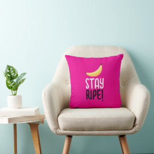 Roliga Retro-Banan Födelsedagspresent Puns Rediger Kudde