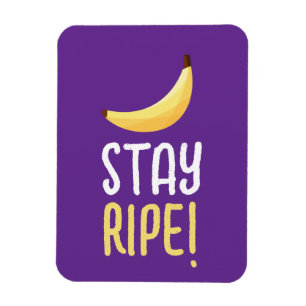 Roliga Retro-Banan Födelsedagspresent Puns Rediger Magnet