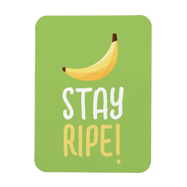 Roliga Retro-Banan Födelsedagspresent Puns Rediger Magnet (Vertikal)