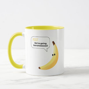 Roliga Retro-Banan Födelsedagspresent Puns Rediger Mugg