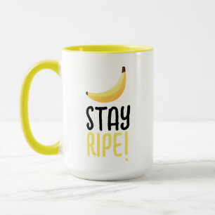 Roliga Retro-Banan Födelsedagspresent Puns Rediger Mugg