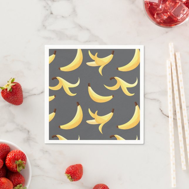 Roliga Retro-Banan Födelsedagspresent Puns Rediger Pappersservett (Insitu)