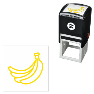 Roliga Retro-Banan Födelsedagspresent Puns Rediger Självfärgande Stämpel