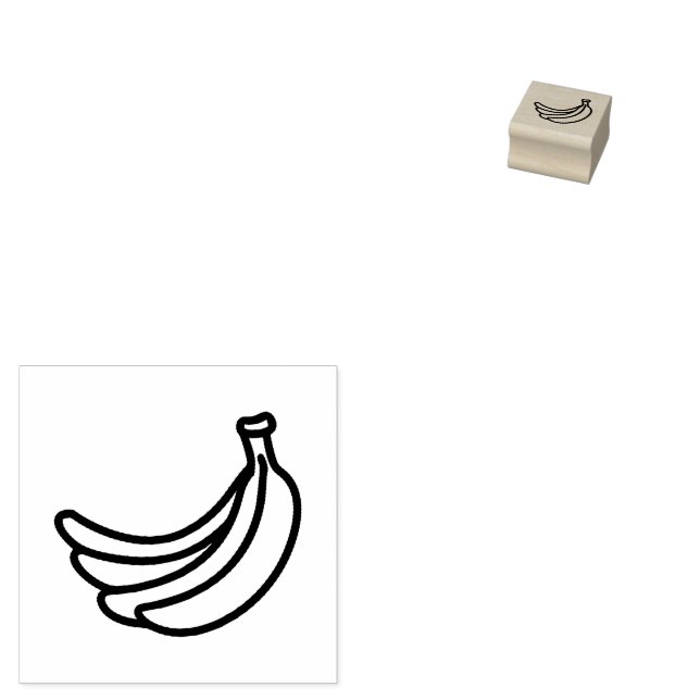 Roliga Retro-Banan Födelsedagspresent Puns Rediger Stämpel (Stämplad)