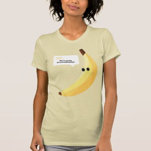Roliga Retro-Banan Födelsedagspresent Puns Rediger T Shirt