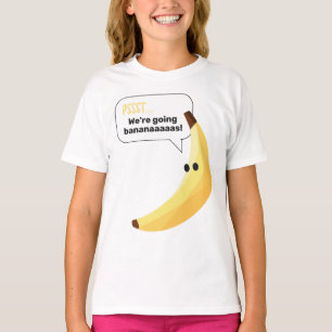 Roliga Retro-Banan Födelsedagspresent Puns Rediger T Shirt