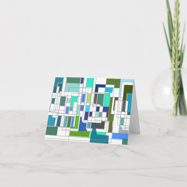 Roliga Retro noterar kortet Kort (Framsida)