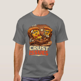 Roliga retroskjortor för pizza-terapi med problem t shirt