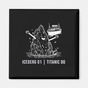 Roliga Rms Titanic Isberg Kryssningsfartyg Skämt M Magnet