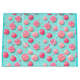 Roliga rosa och blå sockerdricksskolpor Candy Lane