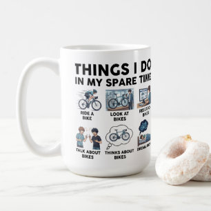 Roliga saker jag gör på min fritid för cyklister  kaffemugg