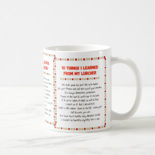 Roliga saker mig som är lärd från min Lurcher Kaffemugg