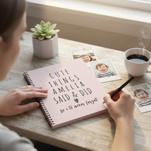 Roliga saker mina barn säger Minnen från barndomen Anteckningsbok